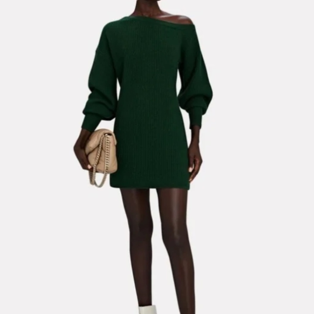Intermix Yara Cashmere & Wool Mini Dress